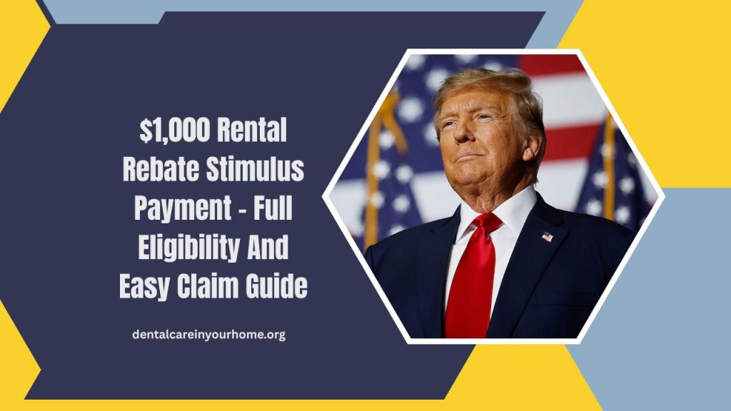 $1,000 Rental Rebate Stimulus Payment – Full Eligibility And Easy Claim Guide